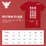 wear red on friday tshirt: remember everyone deployed - mens shirt