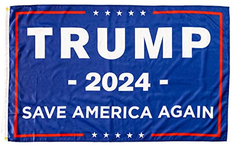 Donald Trump 2024 flag Save America Again wall man cave rally 3x5 banner flag