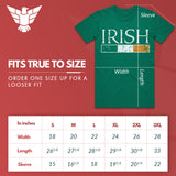 GunShowTees st patrick's day ireland flag irish tee shirt - mens green