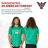 GunShowTees vintage ireland irish flag tshirt - st patricks day - mens green tees