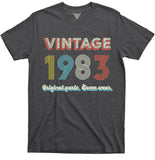 1983 original parts 40th birthday shirt
