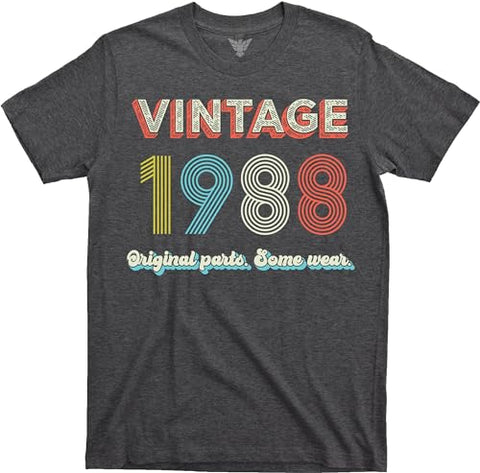 funny 36th birthday gift vintage 1978 shirt by GunShowTees - mens dark heather