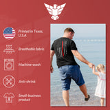 american flag fire department shirt