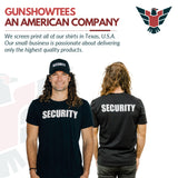 black security shirt for event bodyguard