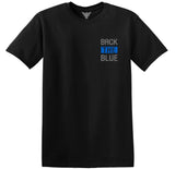 back the blue shirt by gunshowtees