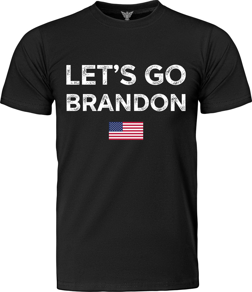 GunShowTees Let's Go Brandon American Flag Shirt –