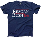 vintage reagan bush 84 shirt by GunShowTees