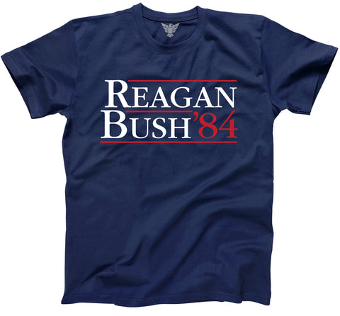 vintage reagan bush 84 shirt by GunShowTees