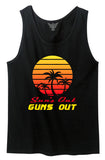 80s retro suns out guns out tank top by GunShowTees