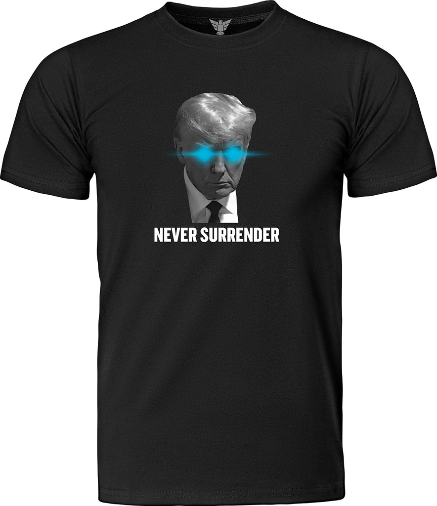trump mugshot shirt never surrender