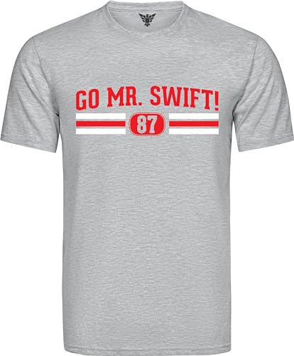 taylors boyfriend go mr swift shirt by GunShowTees - funny football fan shirt mens tees sport grey