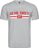 taylors boyfriend go mr swift shirt by GunShowTees - funny football fan shirt mens tees sport grey