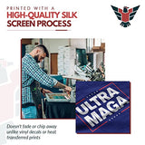 GunShowTees Ultra MAGA tshirt screen printed in Texas, USA - mens navy