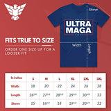 Donald Trump MAGA supporters Ultra MAGA tshirt by GunShowTees - mens navy
