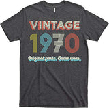 1970 vintage original parts birthday shirt