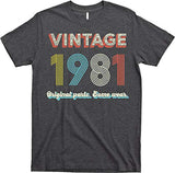 1981 vintage birthday shirt gift