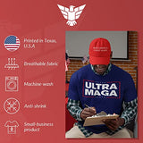 Donald Trump MAGA supporters Ultra MAGA shirt - funny political tees - mens navy