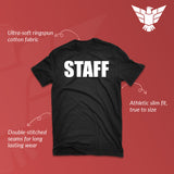 shirts that say staff on back