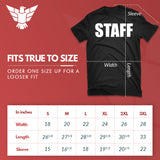 company event staff team shirt or Halloween costume by GunShowTees - Mens black