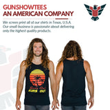 suns out guns out 80s tank top